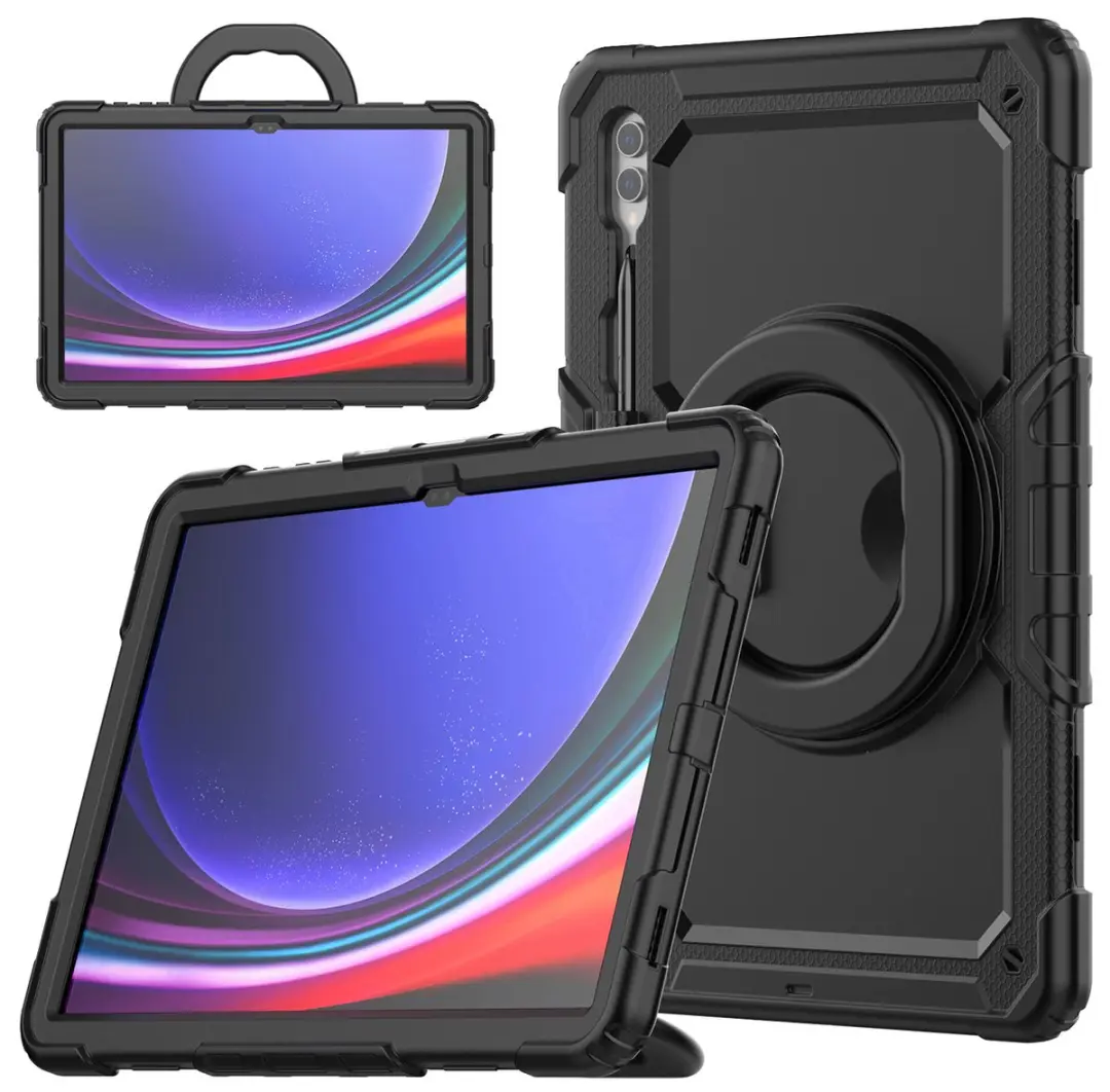 Mobilize Rotating Defender MOB-FHPCB-GALTABS9ULTRA146 Tablethoes - Samsung Galaxy Tab S9 Ultra - Zwart