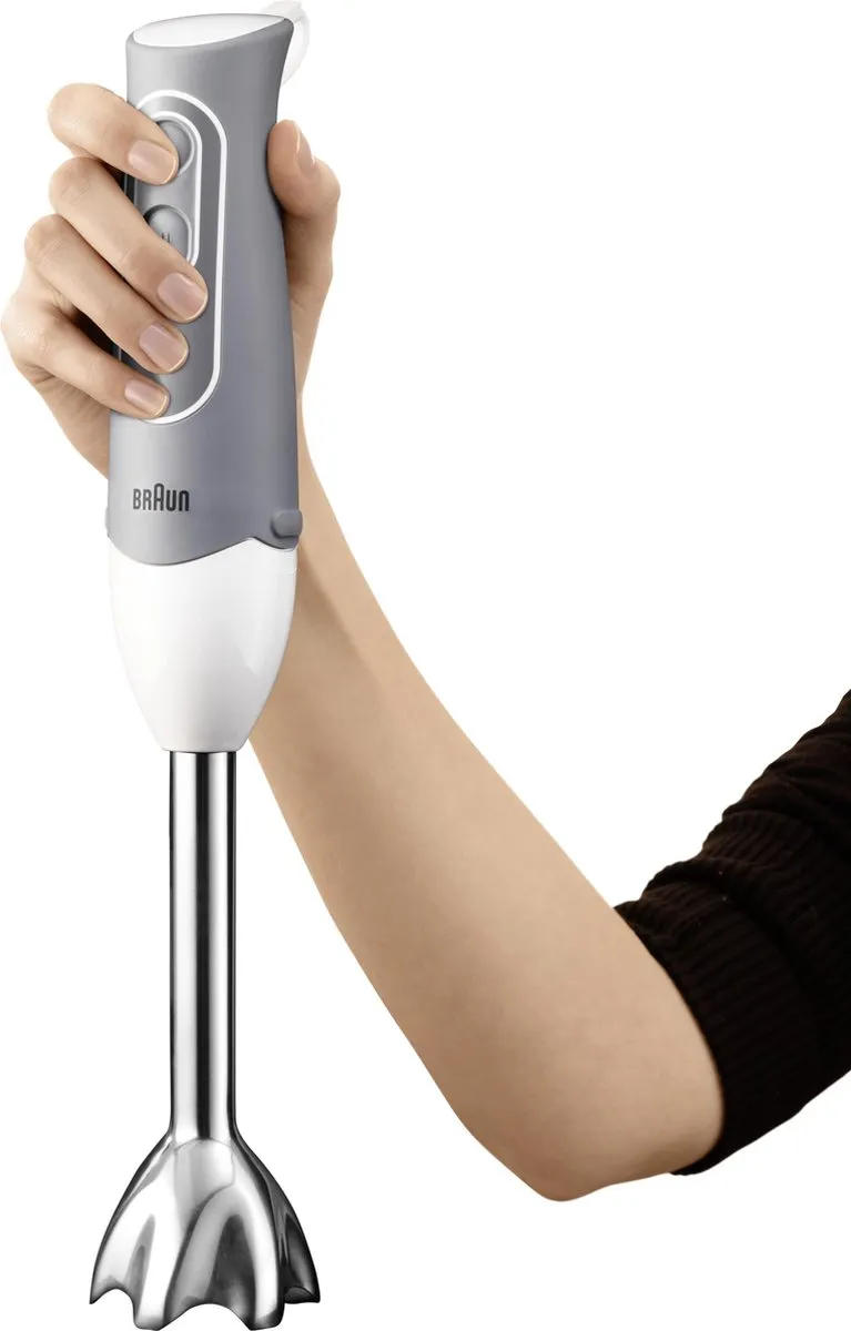 Braun Multiquick 5 MQ500 Staafmixer 600W - Grijs/Wit