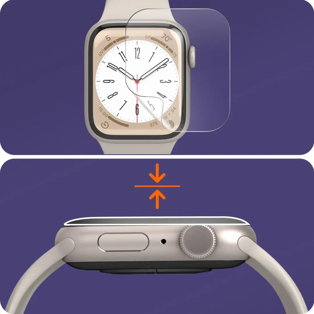 Imak Screenprotectors Apple Watch Series 8 41mm - Transparant