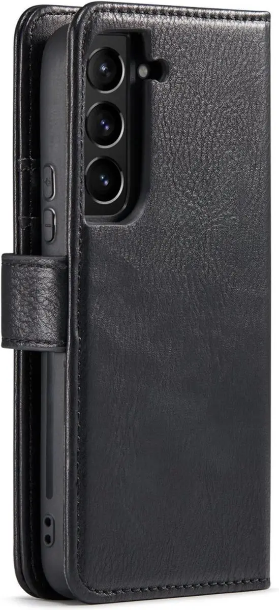 DG.MING Hoesje Samsung Galaxy S23 2-in-1 Book Case - Zwart
