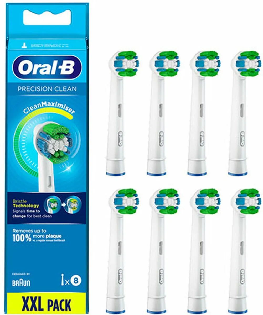 Oral-B Precision Clean Opzetborstels - 8 Stuks