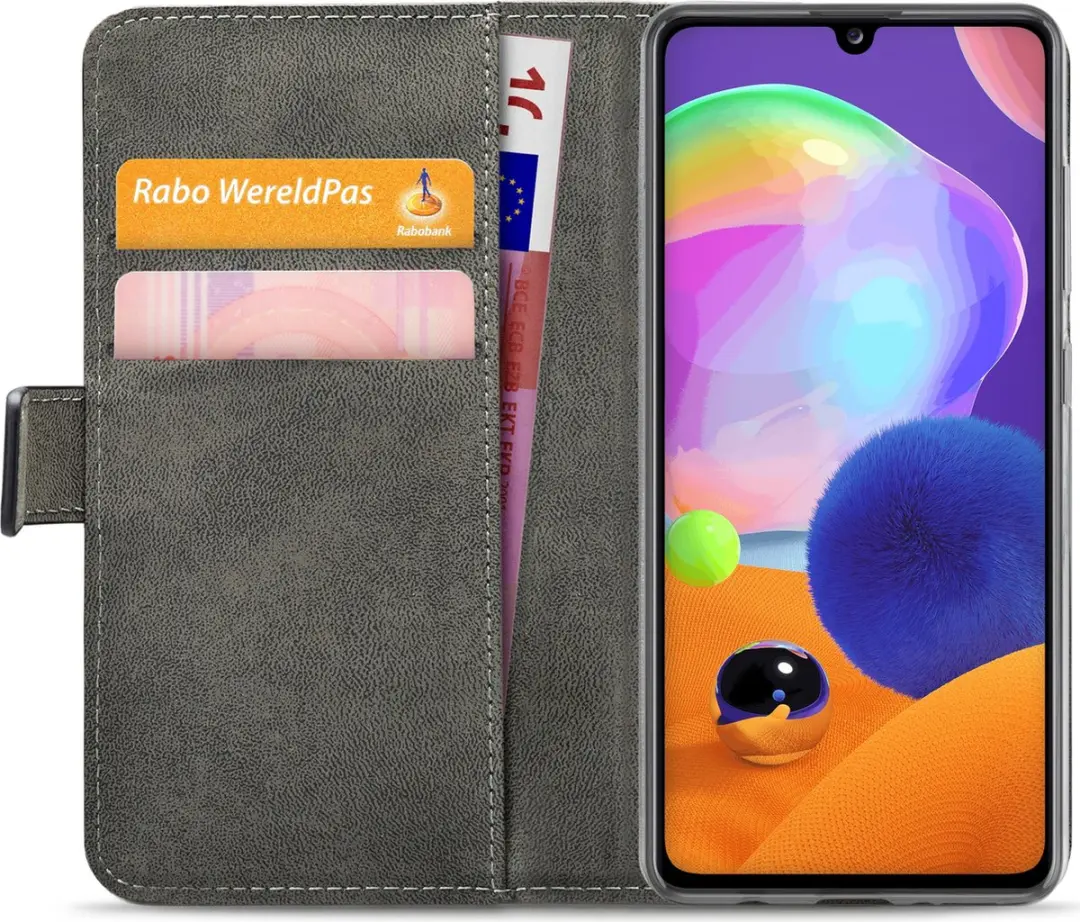 Mobilize Classic Gelly Wallet Samsung Galaxy A31 - 3 Pasjes - Zwart
