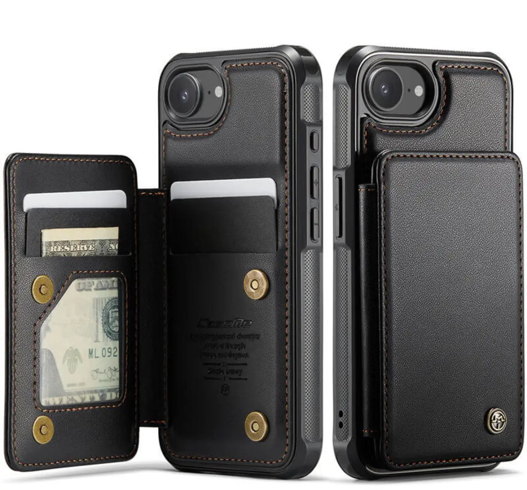 Caseme Portemonnee Backcover Anti-RFID iPhone 16/17
