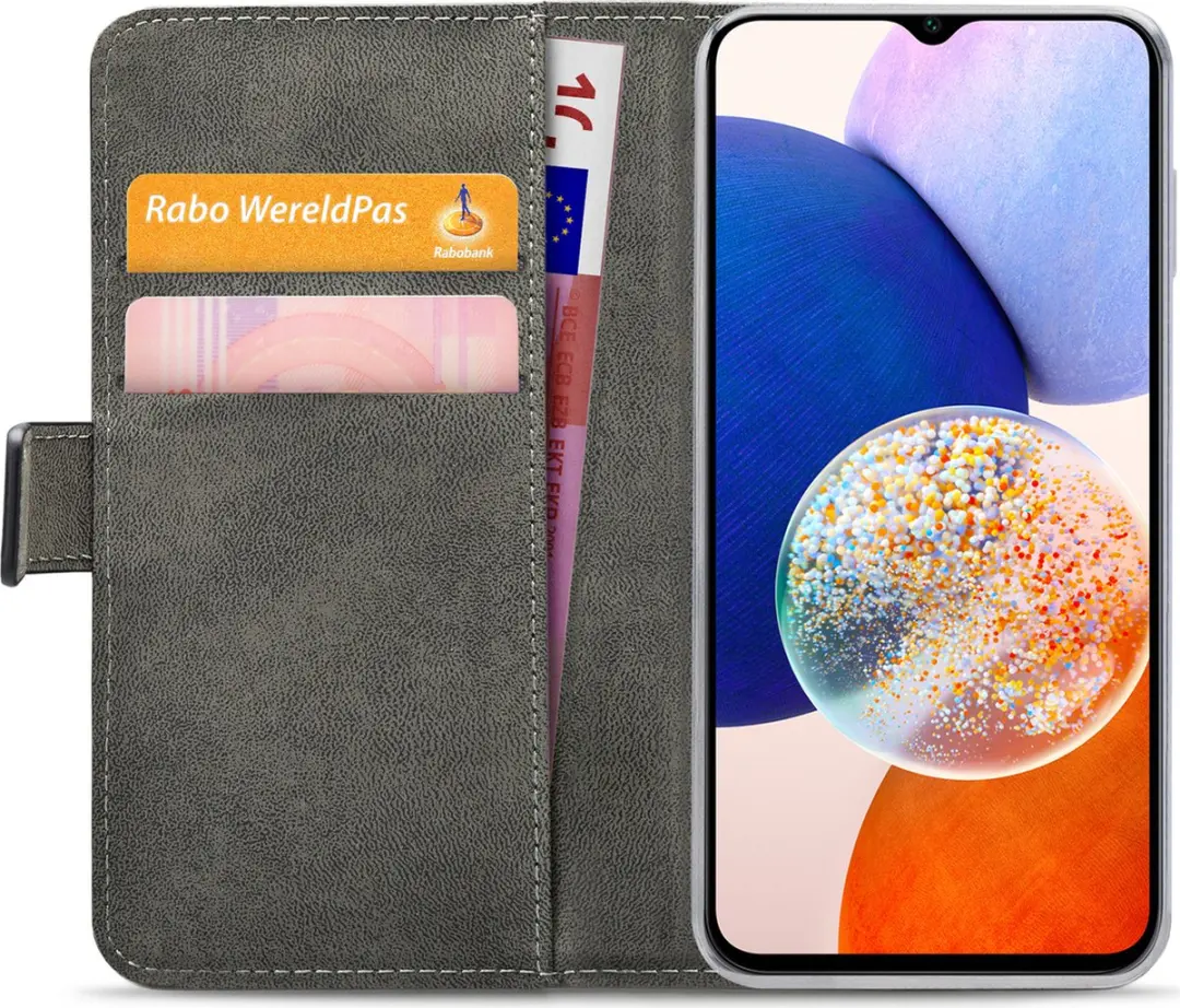 Mobilize Classic Gelly Wallet Bookcase Samsung Galaxy A14 - Zwart