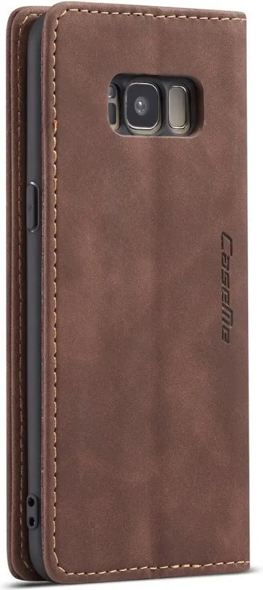 Caseme Book Case Samsung Galaxy S8 - Donkerbruin