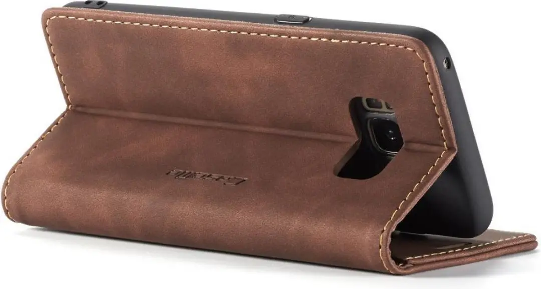 Caseme Book Case Samsung Galaxy S8 - Donkerbruin