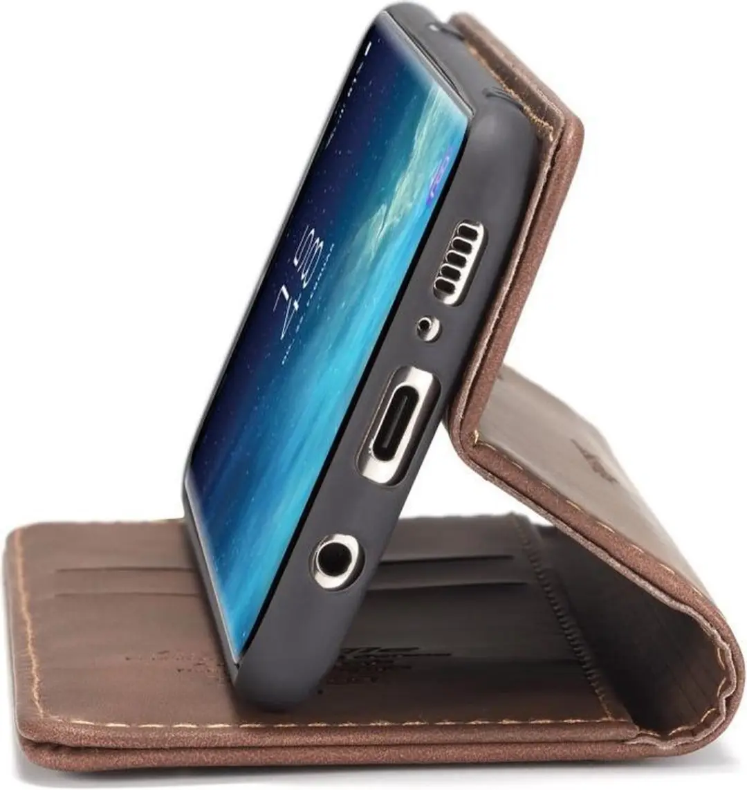 Caseme Book Case Samsung Galaxy S8 - Donkerbruin