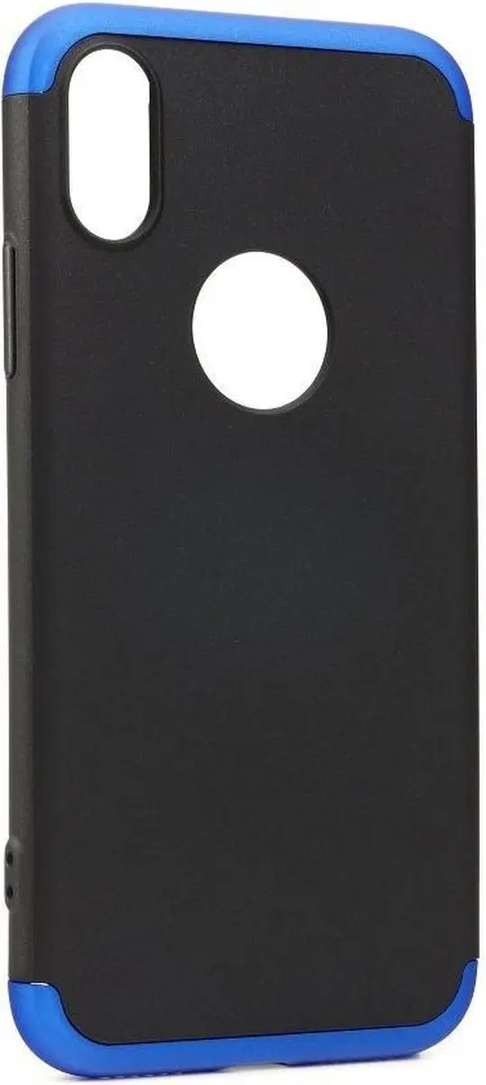 GKK 360 Full Protection Case iPhone XS Max - Blauw/Zwart