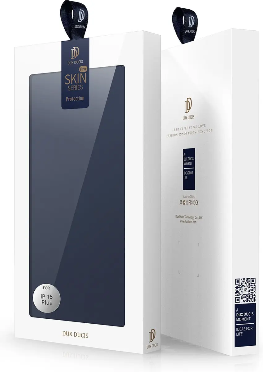 Dux Ducis iPhone 15 Plus Hoesje - Donkerblauw