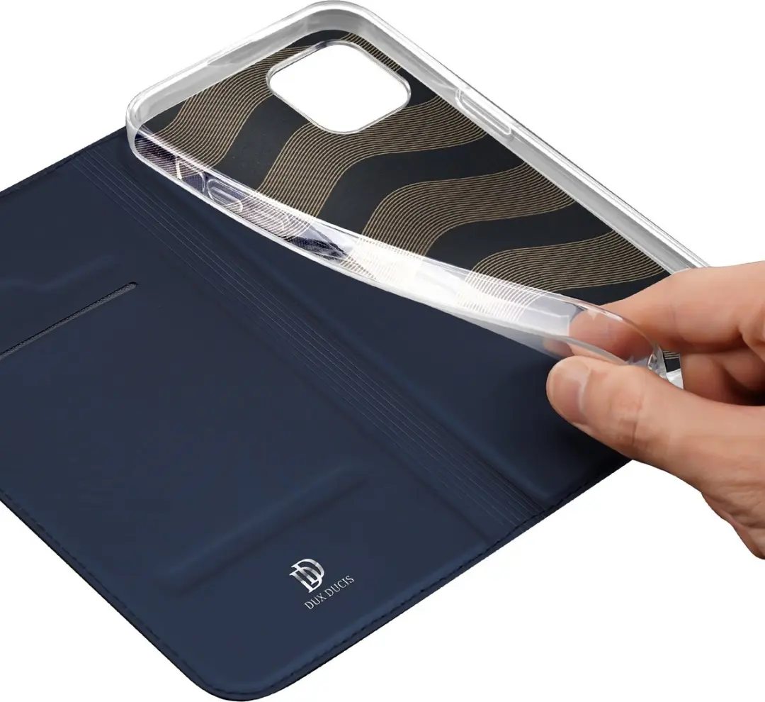 Dux Ducis iPhone 15 Plus Hoesje - Donkerblauw