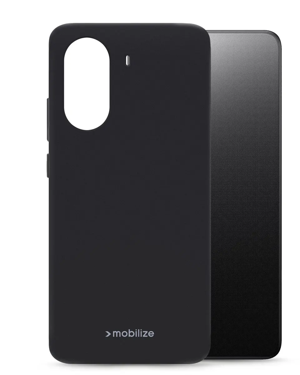 Mobilize Rubber Gelly Backcover MOB-RGCMB-POCOX7PRO5G - Zwart