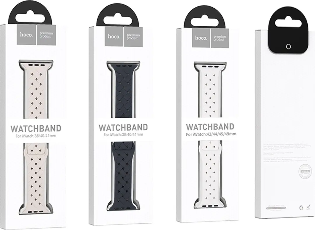 Hoco Flexible WA 16 Apple Watch Band - Zwart