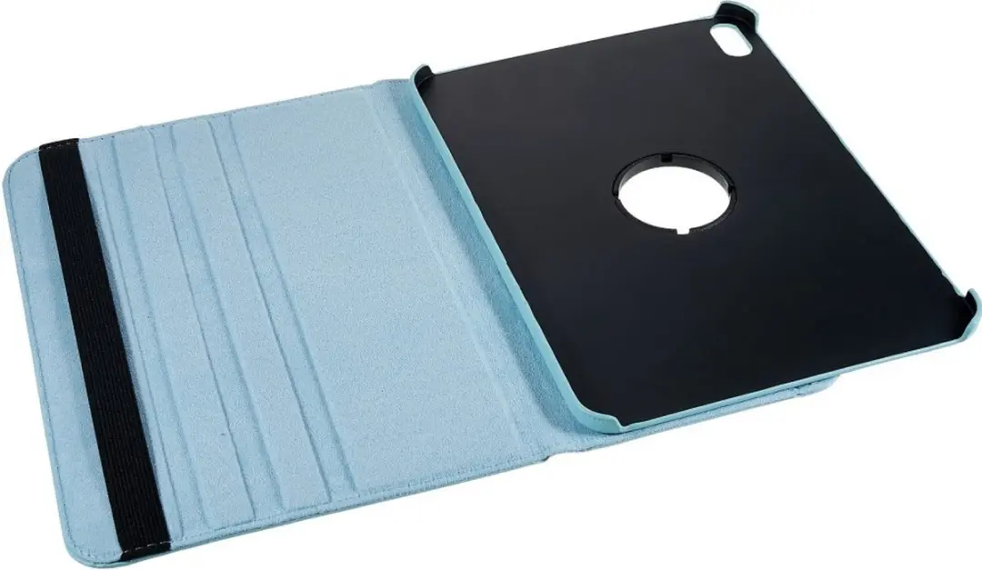 Caseme Coverup Tablethoes iPad 10.9 Lichtblauw - 360° Draaibaar