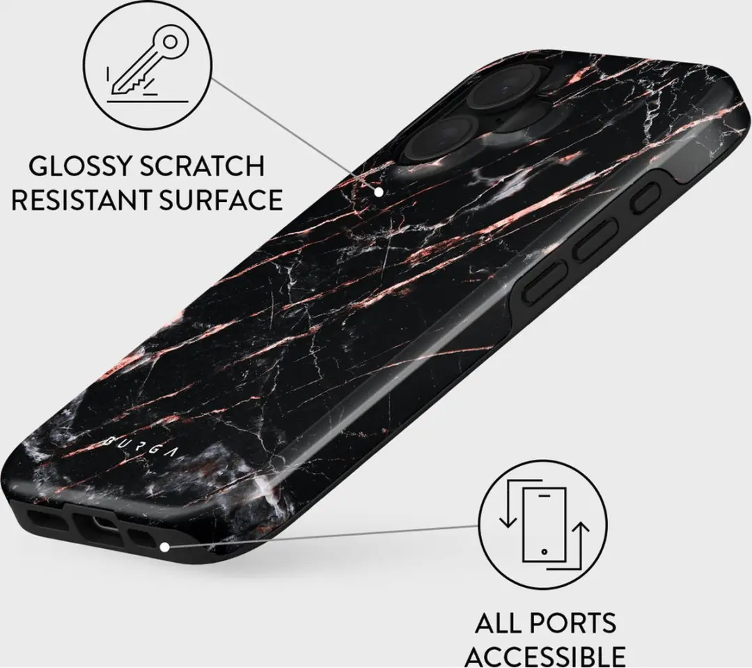 Burga Tough Case Apple iPhone 16 MB_30_IP16_TH - Rose