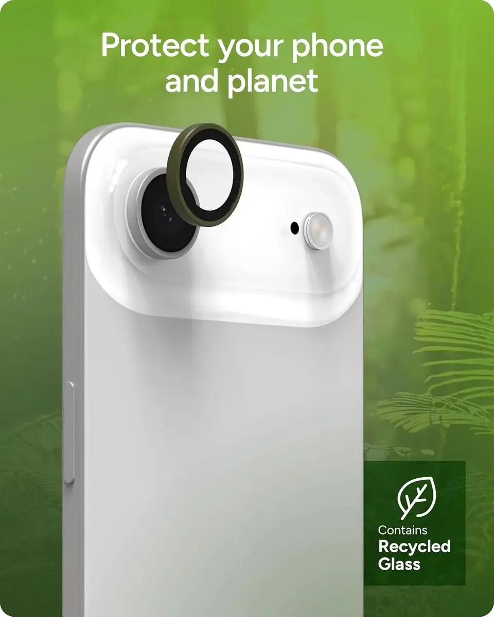 ZAGG Glass Elite Camera Rings iPhone Air - Groen - afbeelding 6 van 6