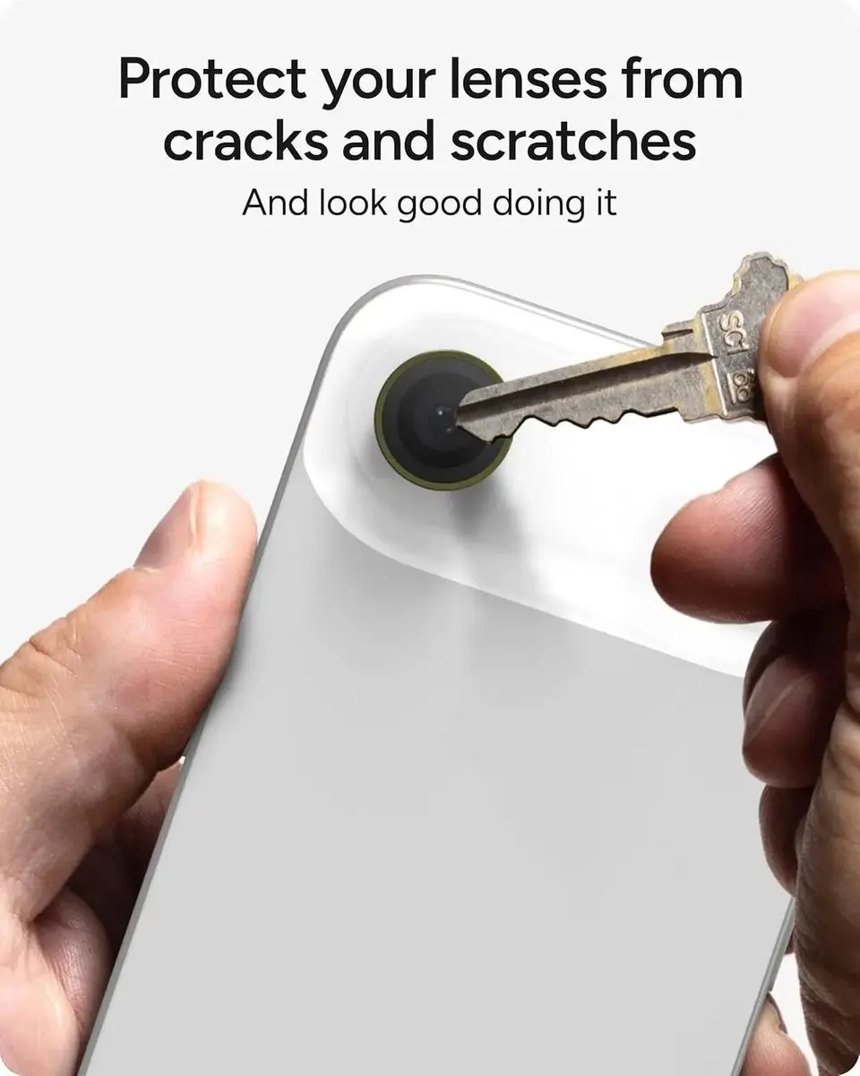 ZAGG Glass Elite Camera Rings iPhone Air - Groen