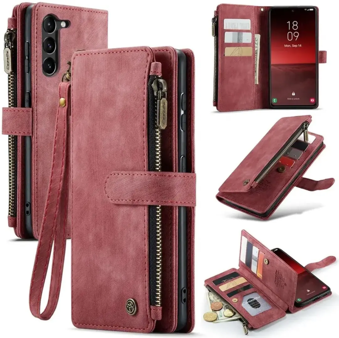 Caseme C30 Hoesje Samsung Galaxy S23 - Rood