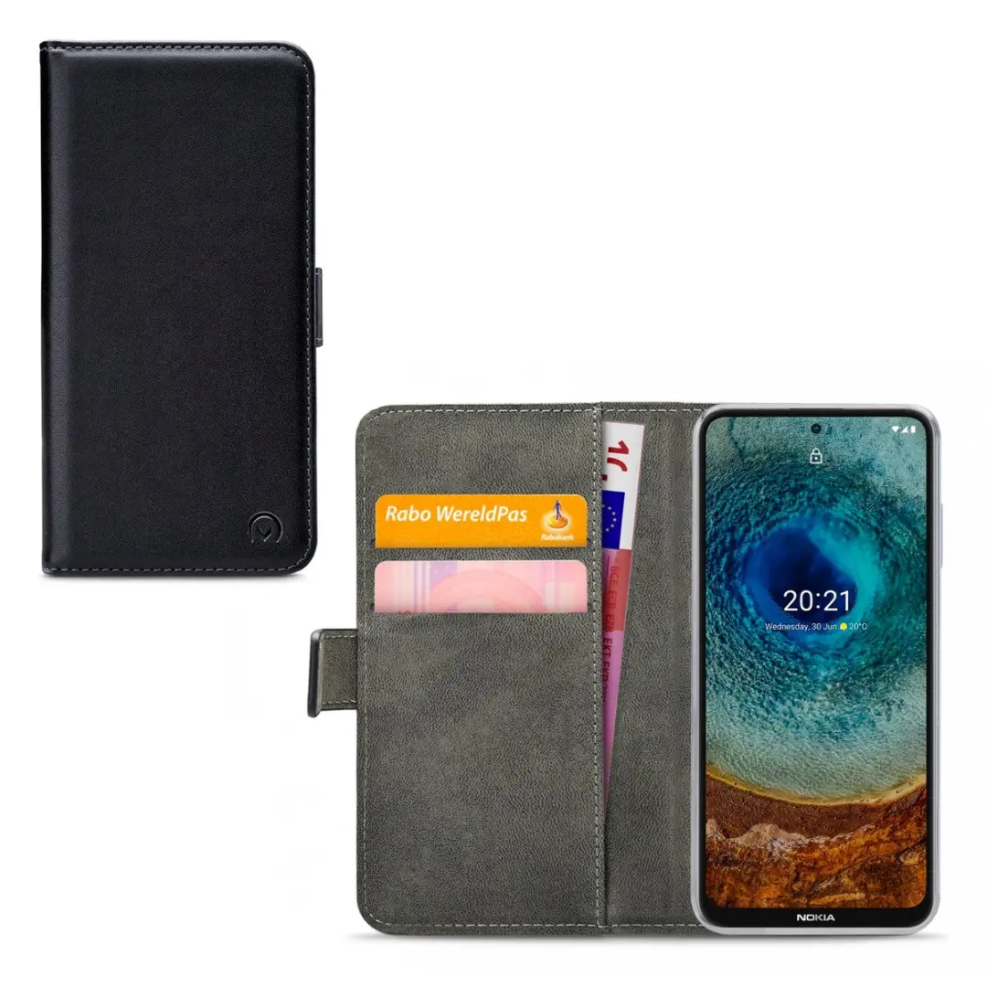 Mobilize Nokia X10 Classic Gelly Wallet Hoesje - Zwart