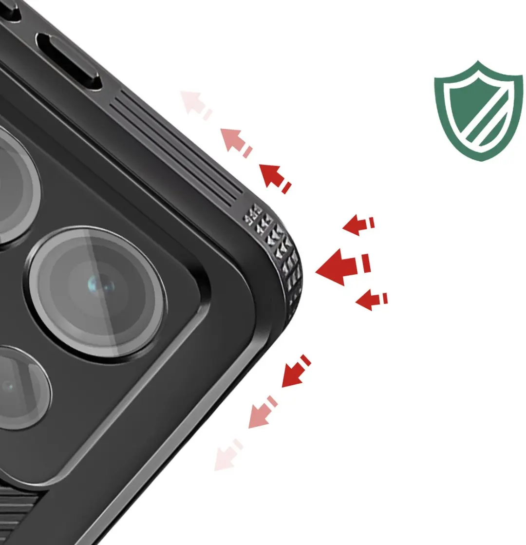 Redpepper Hoesje Redmi Note 13 5G IP68 - Zwart