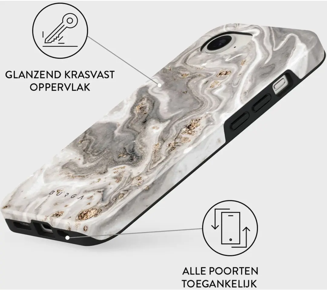 Burga Tough Backcover iPhone 16e - Snowstorm