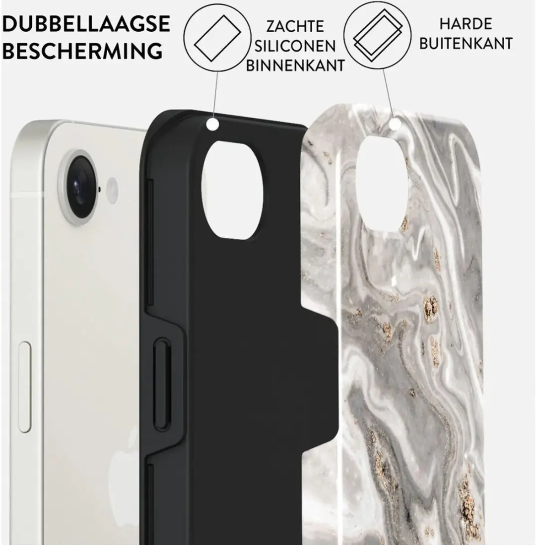 Burga Tough Backcover iPhone 16e - Snowstorm