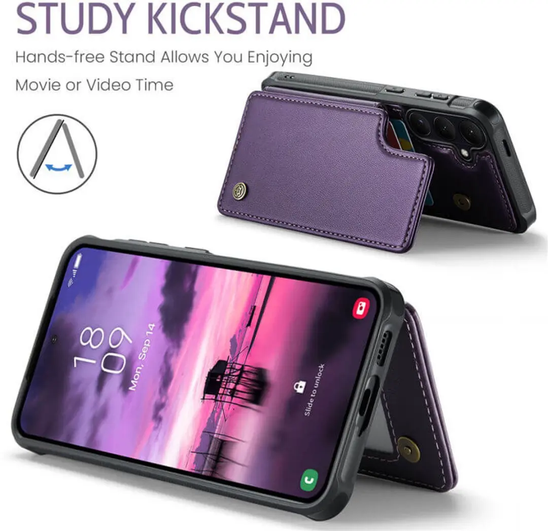 Caseme Portemonnee Backcover Galaxy S26+ - Anti-RFID - Paars