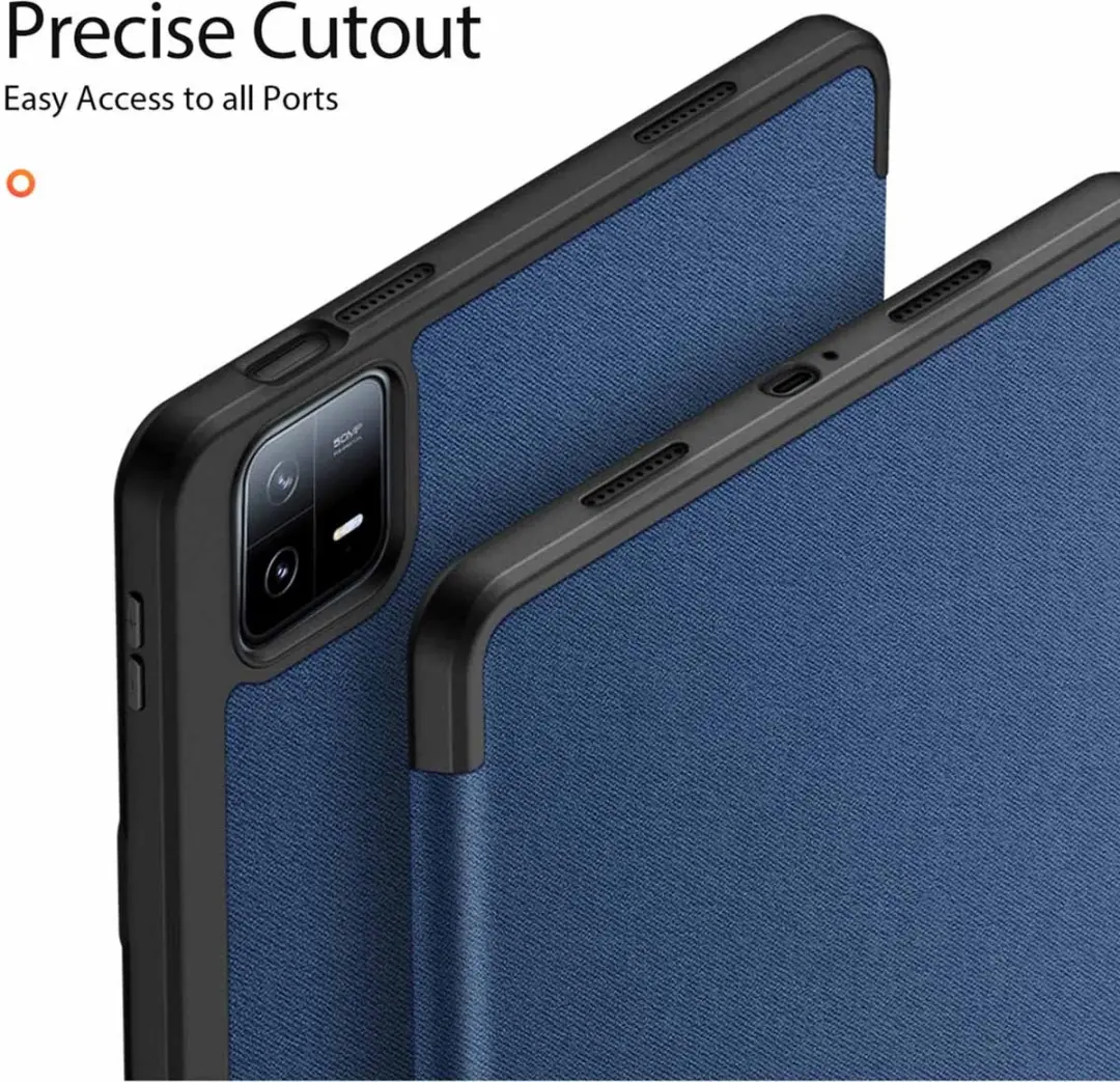 Dux Ducis Domo Tri-Fold Tablethoes Xiaomi Pad 6/6 Pro SH00064383 - Donkerblauw