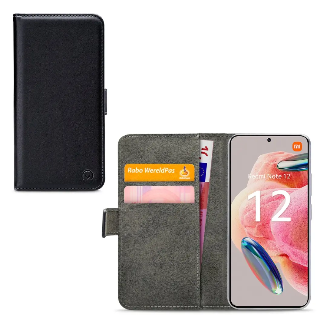 Mobilize Classic Gelly Wallet Bookcase Xiaomi Redmi Note 12 - Zwart