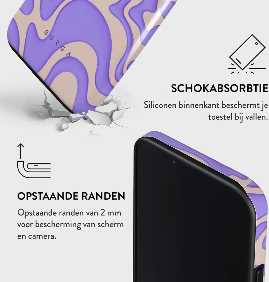 Burga Telefoonhoesje iPhone 13 Y2Kool - Schokbestendig