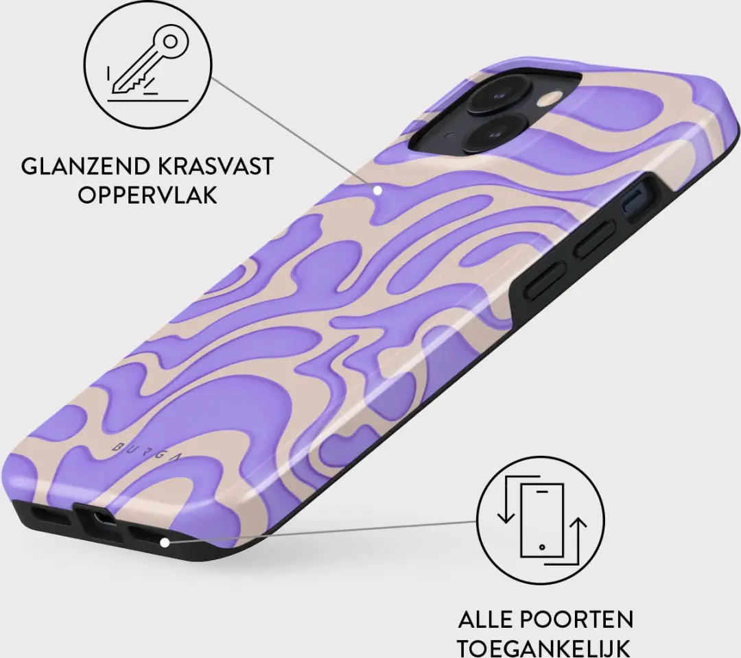 Burga Telefoonhoesje iPhone 13 Y2Kool - Schokbestendig