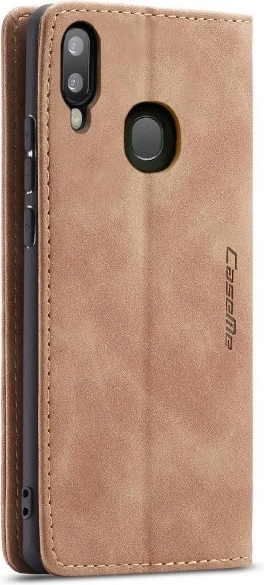 Caseme Book Case Samsung Galaxy A40 - 2 Pasjes - Bruin