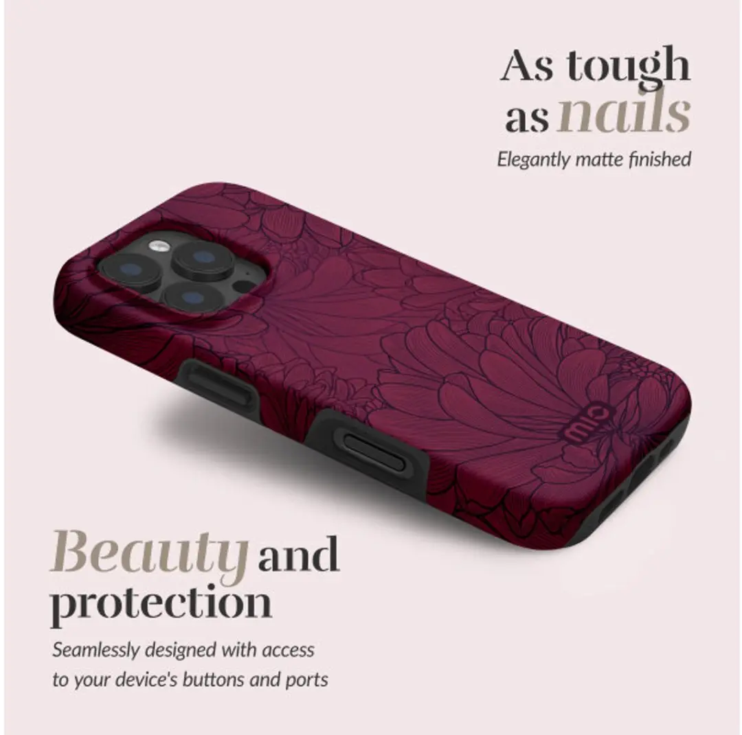 Mobilize Mio MIOBBIPH16PROMAX Hoesje iPhone 16 Pro Max - Rood