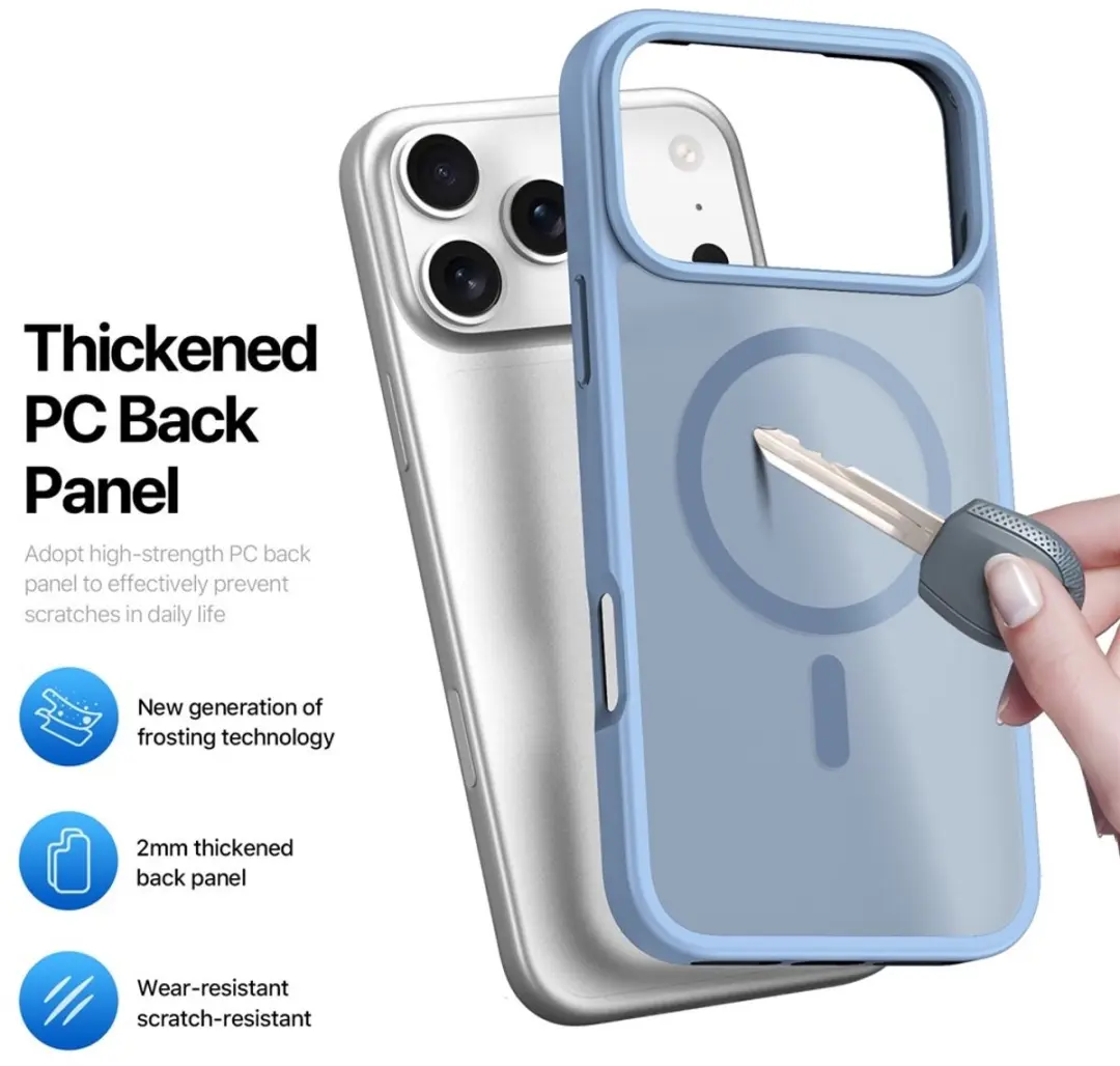 Dux Ducis Yind iPhone 17 Pro Max Hoesje - Lichtblauw
