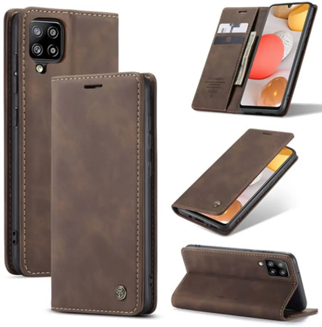 Caseme Hoesje Samsung Galaxy A42 5G Wallet Book