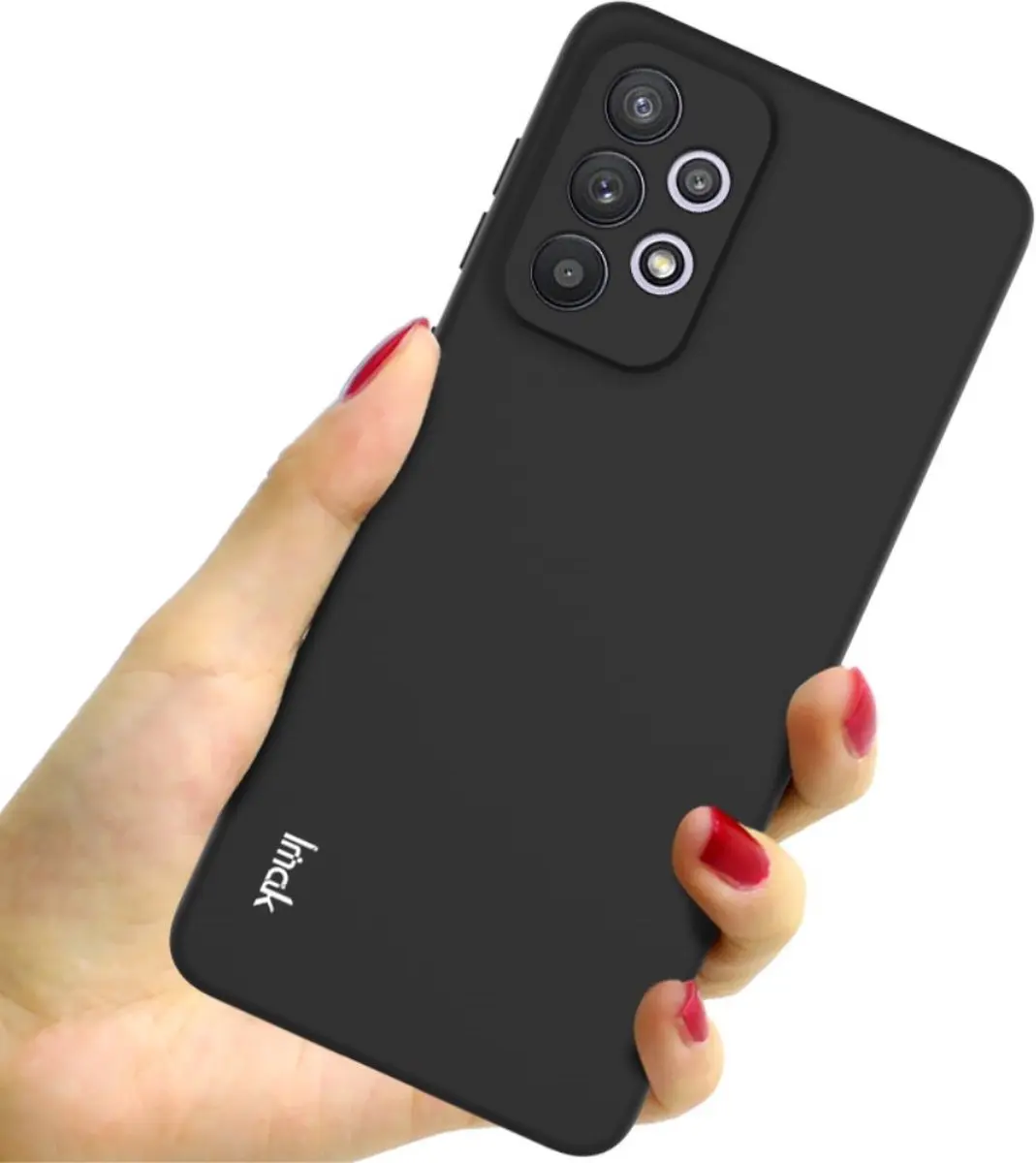 Imak Slim-Fit TPU Hoesje Samsung Galaxy A33 - Zwart
