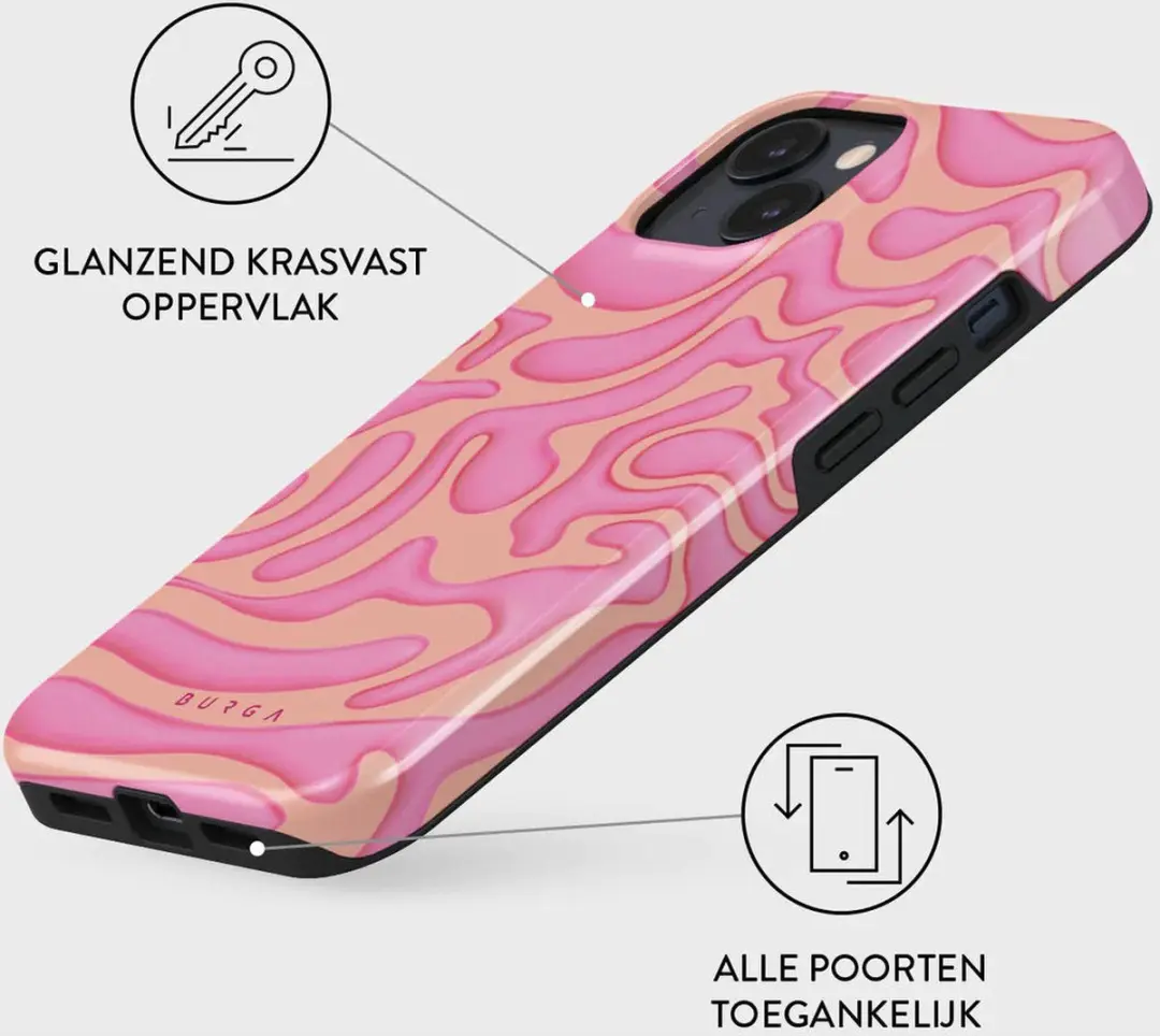 Burga Telefoonhoesje iPhone 15 Popsicle - Schokbestendig