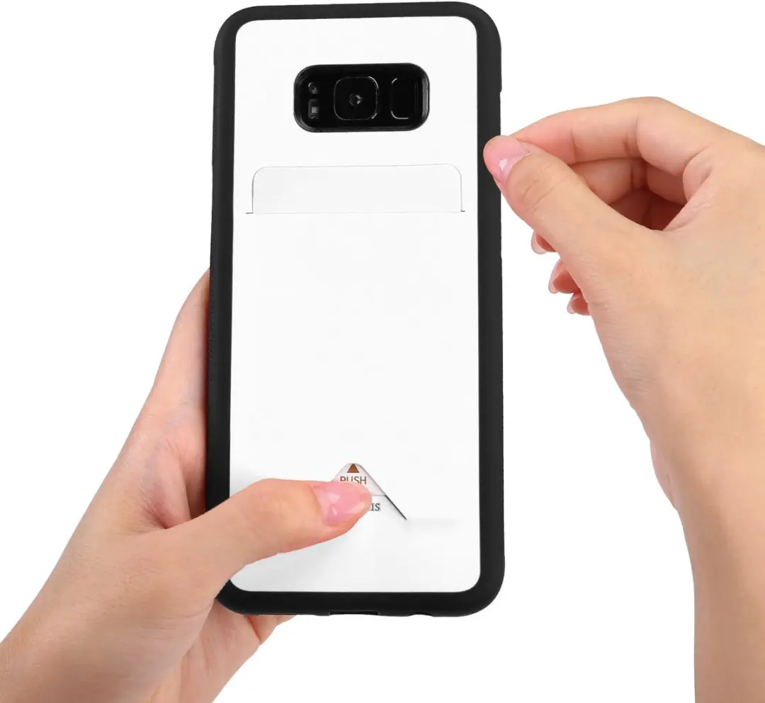Dux Ducis Pocard Series Galaxy S8+ Back Cover - Wit