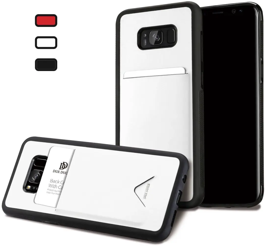 Dux Ducis Pocard Series Galaxy S8+ Back Cover - Wit