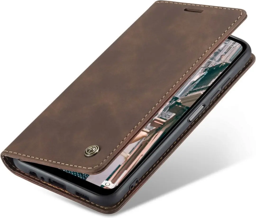 Caseme 013 Book Case Hoesje Samsung Galaxy A32 5G - Donkerbruin