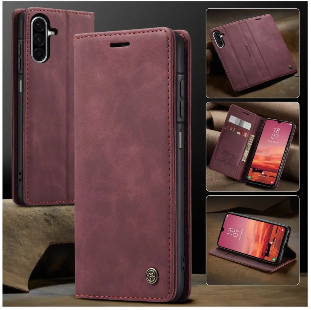 Caseme 013 Hoesje Samsung Galaxy A17 - Book Case Rood