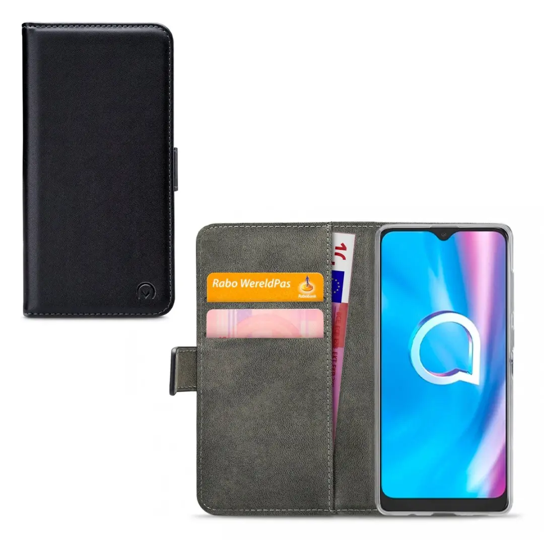Mobilize Classic Gelly Wallet Bookcase Alcatel 1SE 2020 - Hoesje Zwart