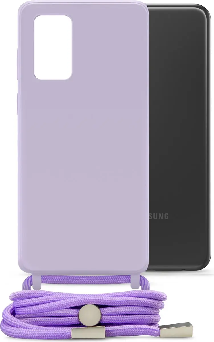 Mobilize Lanyard Gelly TPU Hoesje Samsung Galaxy A13 4G - Paars