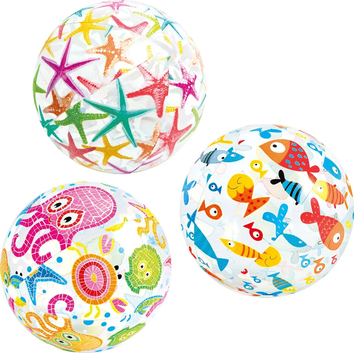 Intex Strandbal 51cm - Meerkleurig