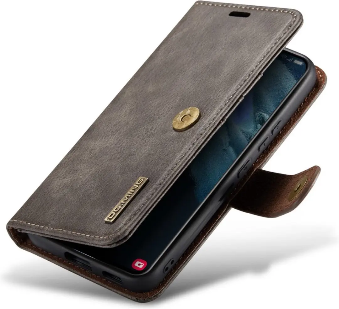 DG.MING Hoesje Samsung Galaxy S9 Plus - Grijs