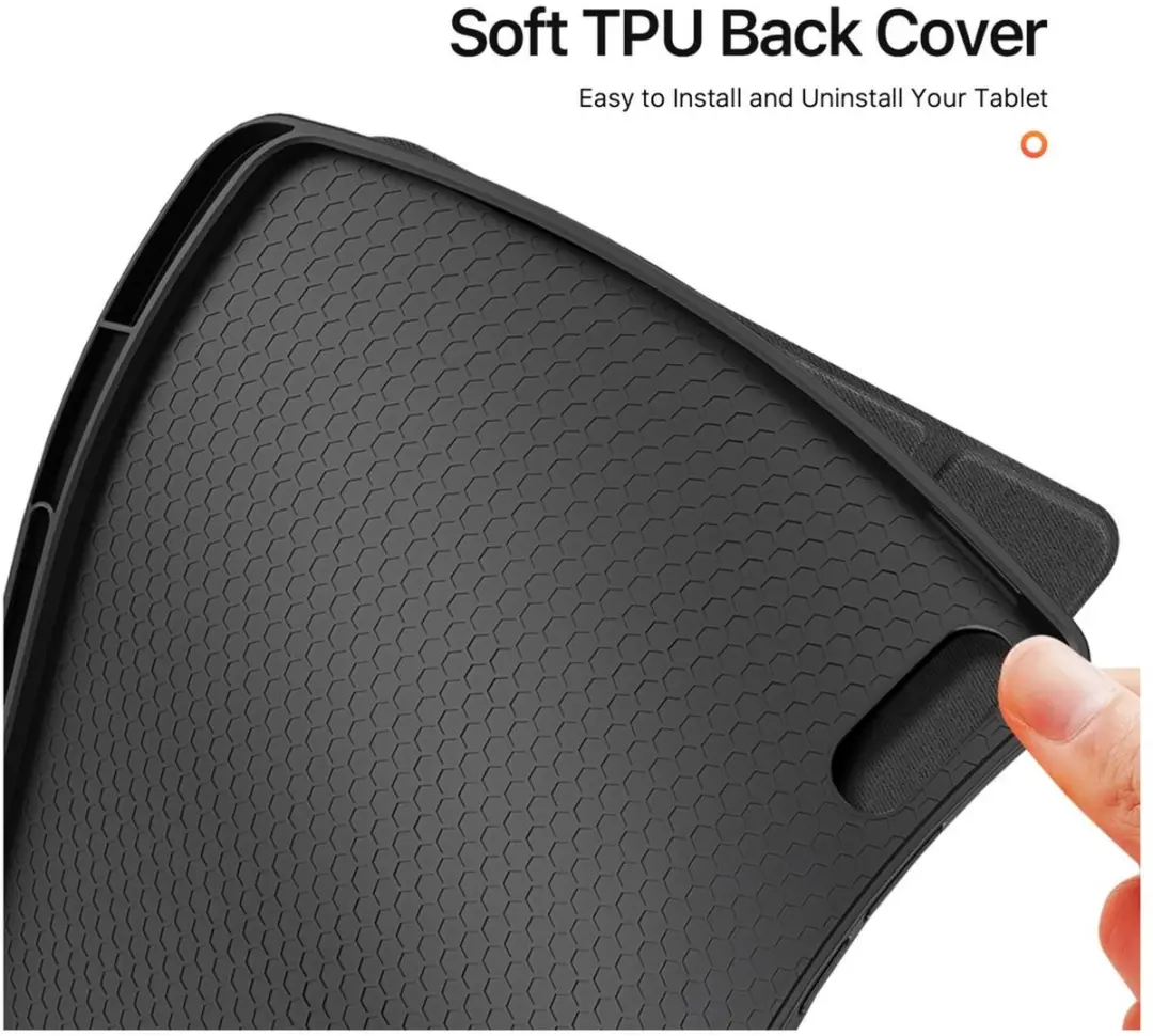 Dux Ducis Domo Tablethoes Samsung Galaxy Tab S11 Ultra - Tri-Fold Book Case - Zwart