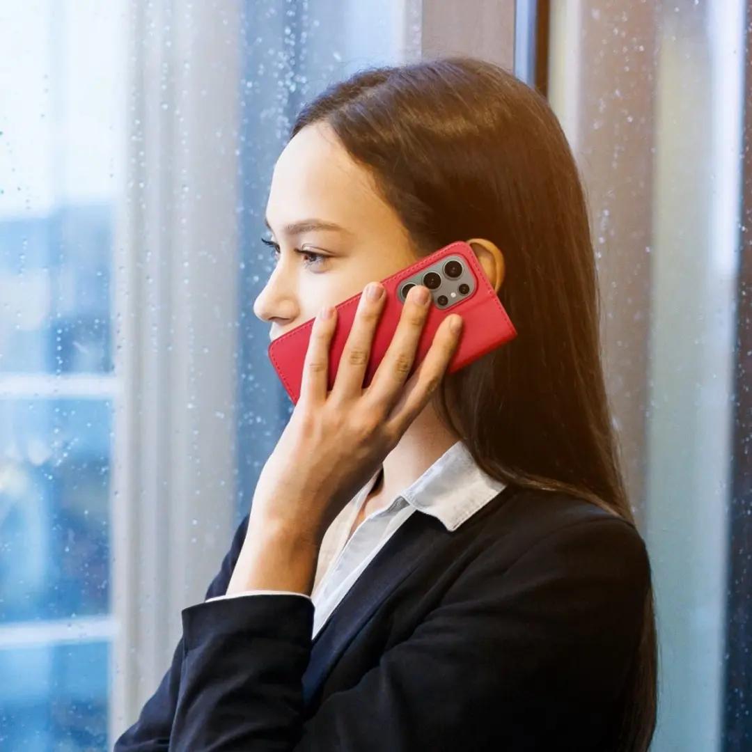 Dux Ducis Hivo Hoesje Samsung Galaxy S25 Ultra - Rood
