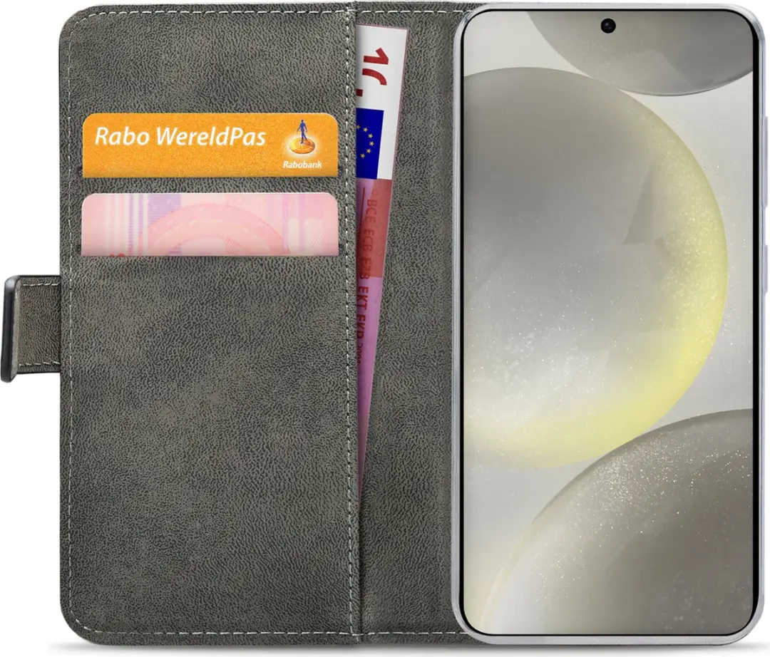 Mobilize Classic Gelly Wallet Bookcase Samsung Galaxy S24 - Zwart