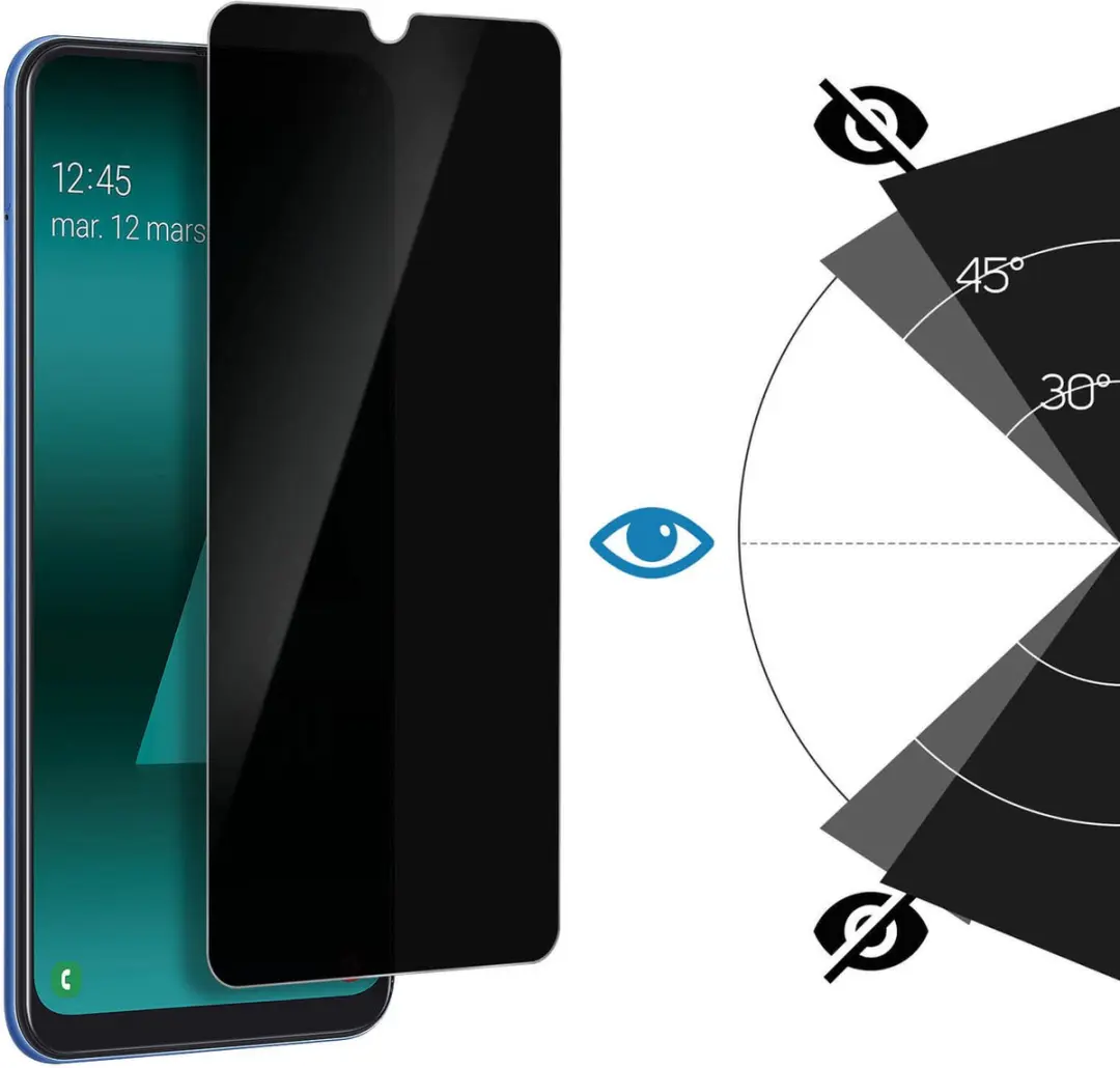 Imak Gehard Glas Bescherming Samsung Galaxy A30s - Anti-spionage