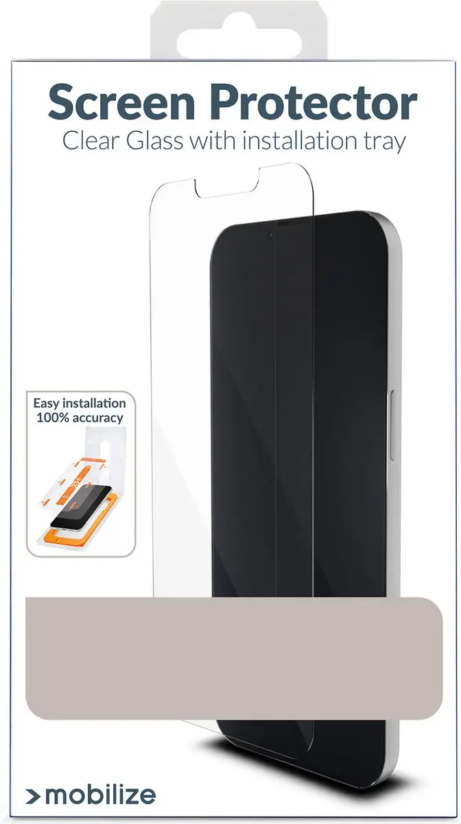 Mobilize iPhone X Screenprotector - Case Friendly MOB-SGSPA-IPH11PRO
