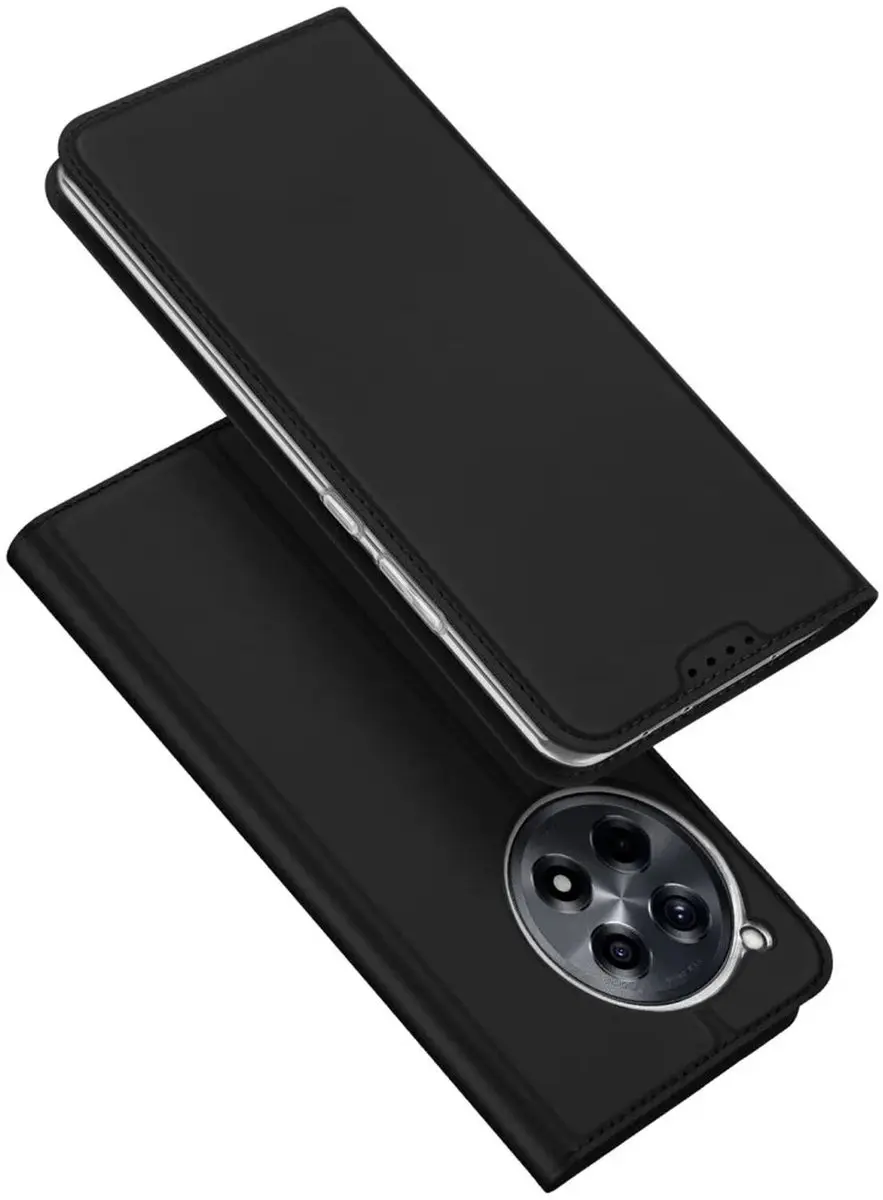 Dux Ducis Telefoonhoes OnePlus 12R Skin Pro Book Case - Zwart - afbeelding 6 van 6
